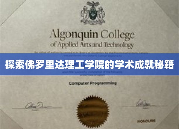 解码佛罗里达理工学院，揭秘其学术辉煌背后的独特之道