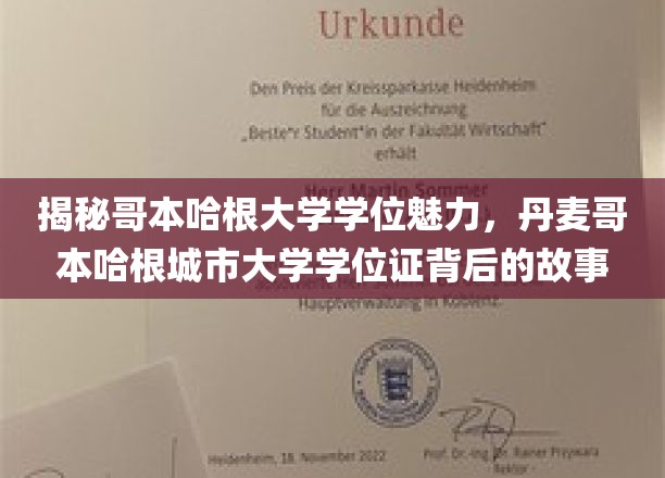 探秘哥本哈根大学学位之谜，丹麦高等学府背后的独特魅力